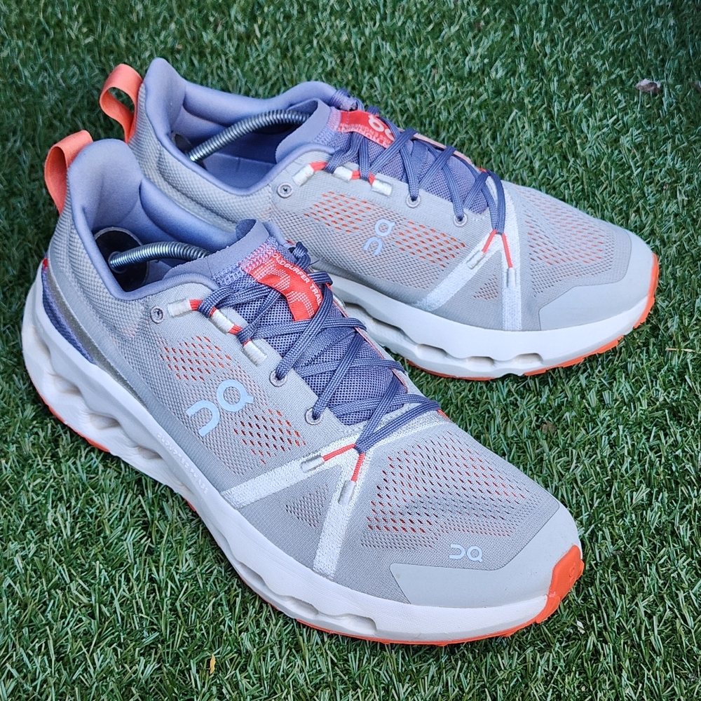 On Running Men’s Grey and Orange Sneakers